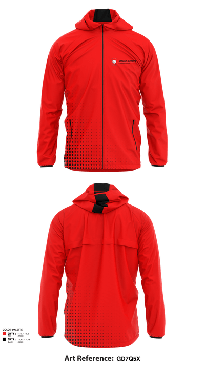 Sugar Grove Elementary School 44929150 Windbreaker - 1