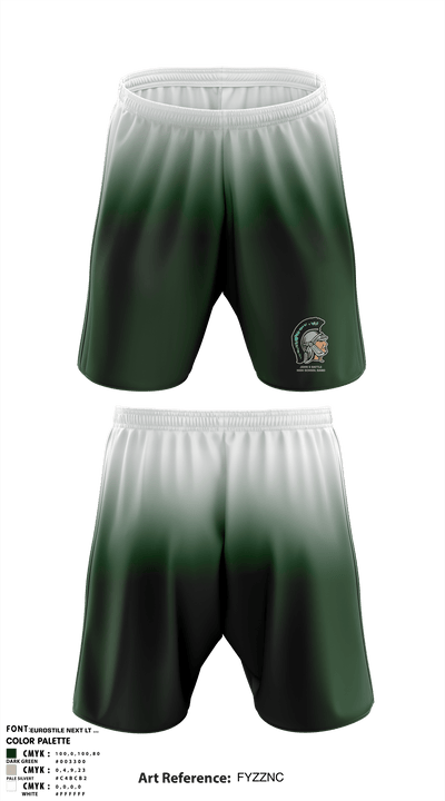John S Battle High School Band 1203699 Athletic Shorts With Pockets - 1