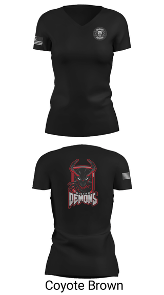 Women's Short Sleeve Vneck Shirt, , Army, Teamtime, Team time, sublimation, custom sports apparel, team uniforms, spirit wear, spiritwear, sports uniforms, custom shirts, team store, custom team store, fundraiser sports, apparel fundraiser