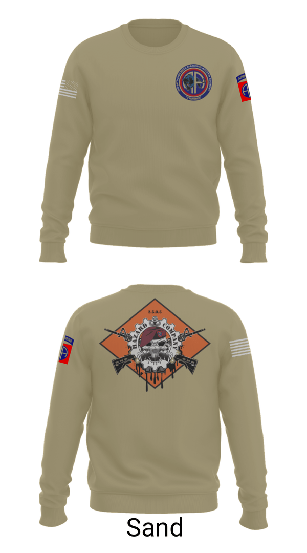 Crew Neck Sweatshirt, , Army, Teamtime, Team time, sublimation, custom sports apparel, team uniforms, spirit wear, spiritwear, sports uniforms, custom shirts, team store, custom team store, fundraiser sports, apparel fundraiser