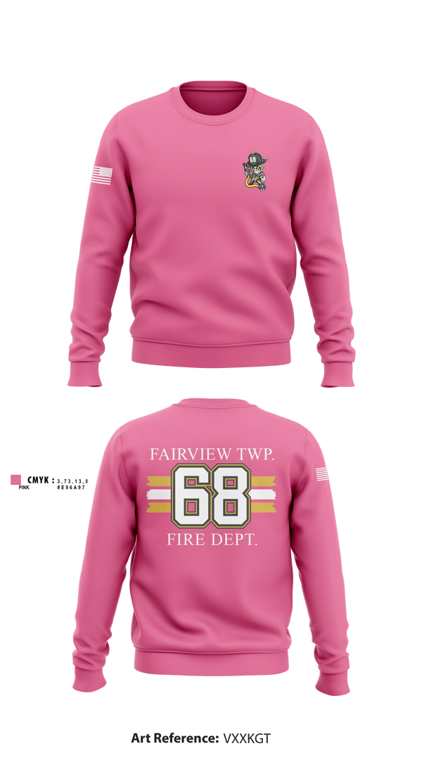Crew Neck Sweatshirt, , Fire Department, Teamtime, Team time, sublimation, custom sports apparel, team uniforms, spirit wear, spiritwear, sports uniforms, custom shirts, team store, custom team store, fundraiser sports, apparel fundraiser