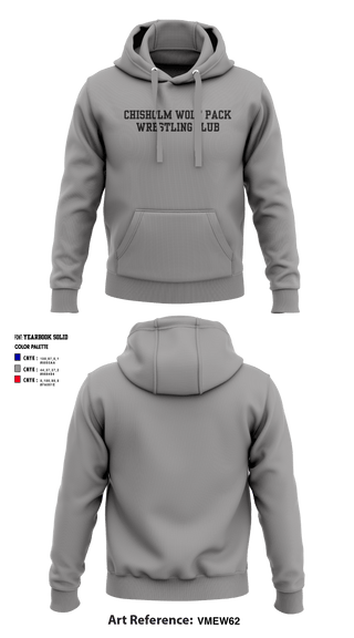 Hoodie, Chisholm Wolf Pack Wrestling Club, Wrestling, Teamtime, Team time, sublimation, custom sports apparel, team uniforms, spirit wear, spiritwear, sports uniforms, custom shirts, team store, custom team store, fundraiser sports, apparel fundraiser
