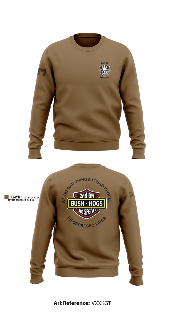 Crew Neck Sweatshirt, MCPOD-XVIII Airborne Corps, Army, Teamtime, Team time, sublimation, custom sports apparel, team uniforms, spirit wear, spiritwear, sports uniforms, custom shirts, team store, custom team store, fundraiser sports, apparel fundraiser