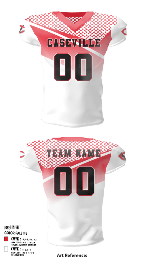 Football Jersey, Caseville Junior High School Volleyball, Women's Volleyball, Teamtime, Team time, sublimation, custom sports apparel, team uniforms, spirit wear, spiritwear, sports uniforms, custom shirts, team store, custom team store, fundraiser sports, apparel fundraiser