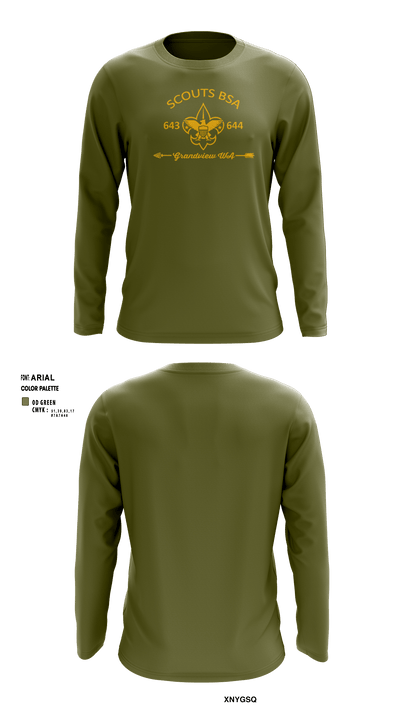 BSA Scouts 30546872 Long Sleeve Performance Shirt - 2