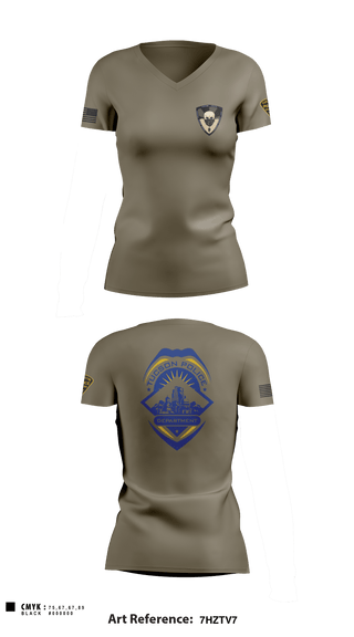 Women's Short Sleeve Vneck Shirt, , Police, Teamtime, Team time, sublimation, custom sports apparel, team uniforms, spirit wear, spiritwear, sports uniforms, custom shirts, team store, custom team store, fundraiser sports, apparel fundraiser