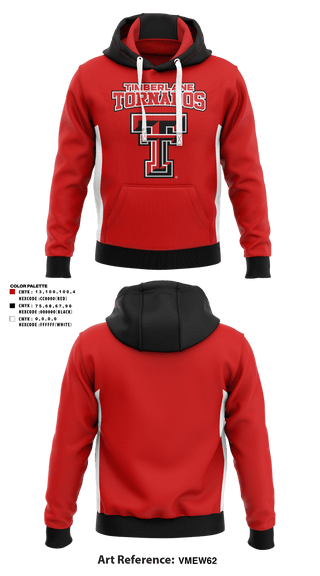 Hoodie, Timberlane Tornados, Football, Teamtime, Team time, sublimation, custom sports apparel, team uniforms, spirit wear, spiritwear, sports uniforms, custom shirts, team store, custom team store, fundraiser sports, apparel fundraiser