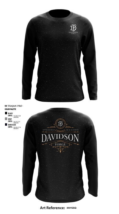 Davidson Forge 39779422 Long Sleeve Performance Shirt - 7
