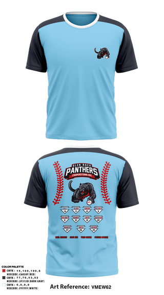 Short Sleeve Performance Shirt, Glen Rock Panthers 12U, Baseball, Teamtime, Team time, sublimation, custom sports apparel, team uniforms, spirit wear, spiritwear, sports uniforms, custom shirts, team store, custom team store, fundraiser sports, apparel fundraiser