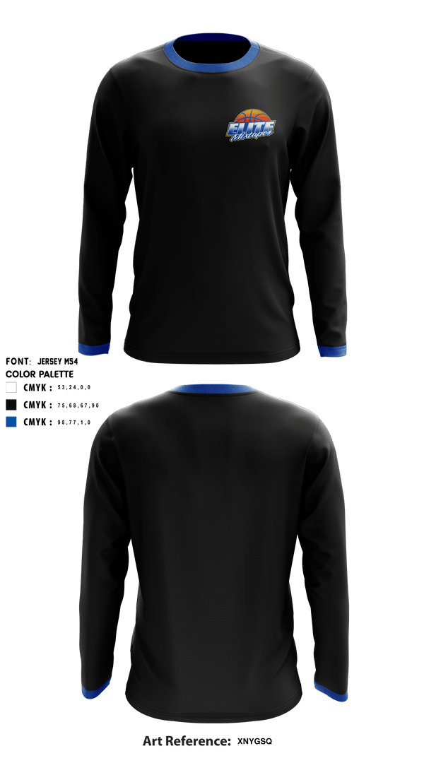 Long Sleeve Performance Shirt, Elite Mixtapes, Men's Basketball, Teamtime, Team time, sublimation, custom sports apparel, team uniforms, spirit wear, spiritwear, sports uniforms, custom shirts, team store, custom team store, fundraiser sports, apparel fundraiser