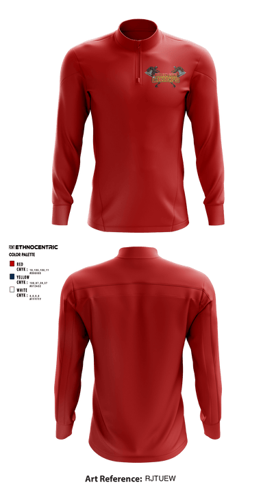 Copperas Chiefs 93621258 Quarter Zip Jacket - 1