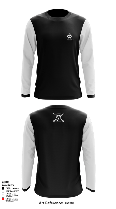 Papa Bear Arms LLC 28195474 Long Sleeve Performance Shirt - 1