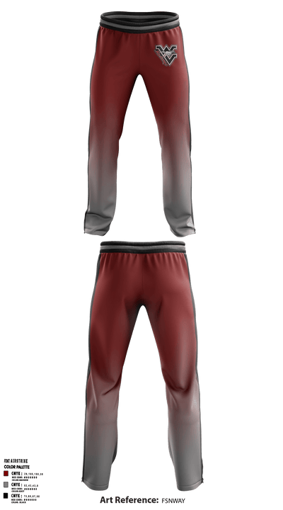 West Valley High School Wrestling 55951497 Sweatpants - 1