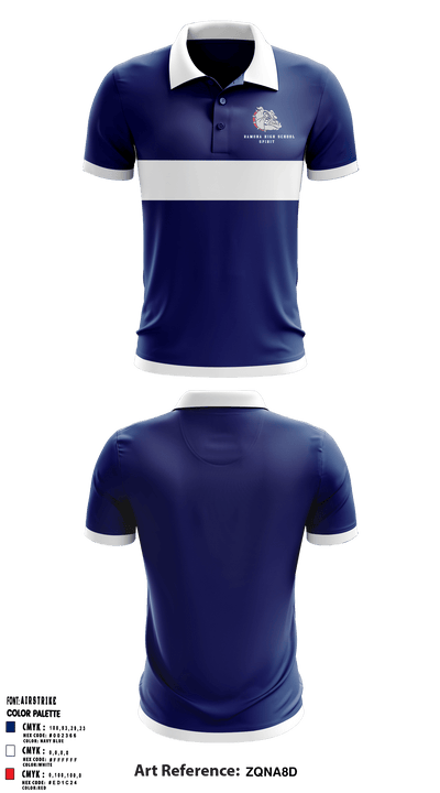 Ramona High School Cheer 63136049 Short Sleeve Performance Polo - 24