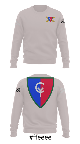 Crew Neck Sweatshirt, , National Guard, Teamtime, Team time, sublimation, custom sports apparel, team uniforms, spirit wear, spiritwear, sports uniforms, custom shirts, team store, custom team store, fundraiser sports, apparel fundraiser