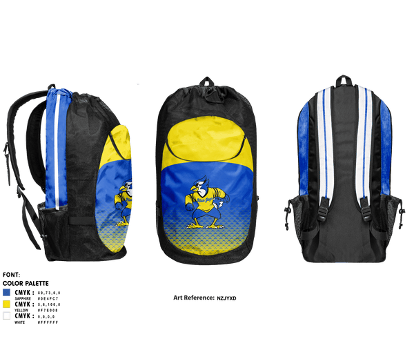 Gear Bag, Jewell High School, Spirit Store, Teamtime, Team time, sublimation, custom sports apparel, team uniforms, spirit wear, spiritwear, sports uniforms, custom shirts, team store, custom team store, fundraiser sports, apparel fundraiser