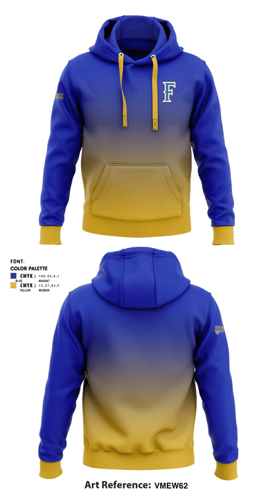 Falkville High School Volleyball 53762036 Hoodie - 1