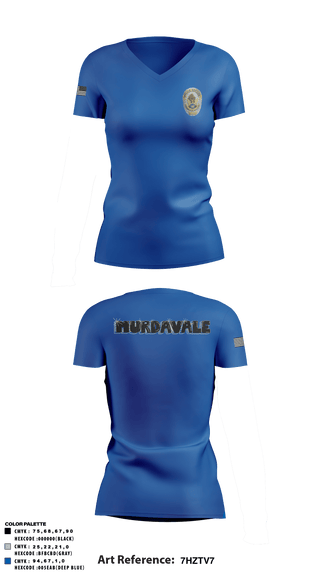 Women's Short Sleeve Vneck Shirt, , Police, Teamtime, Team time, sublimation, custom sports apparel, team uniforms, spirit wear, spiritwear, sports uniforms, custom shirts, team store, custom team store, fundraiser sports, apparel fundraiser