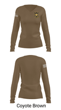 Army Futures Command Cyber CDID 47300101 Women's Long Sleeve V-neck Shirt - 38