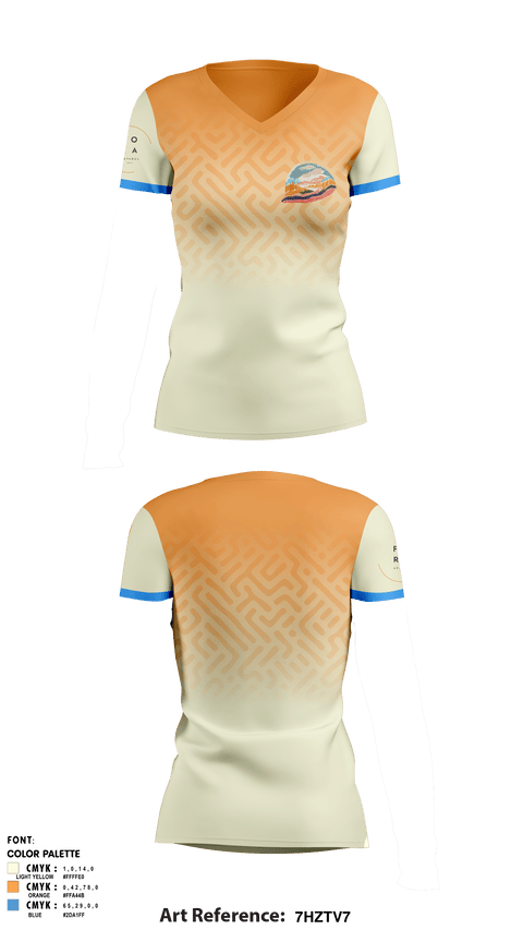 Women's Short Sleeve Vneck Shirt, FORAFORA, , Teamtime, Team time, sublimation, custom sports apparel, team uniforms, spirit wear, spiritwear, sports uniforms, custom shirts, team store, custom team store, fundraiser sports, apparel fundraiser