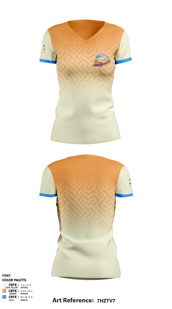 Women's Short Sleeve Vneck Shirt, FORAFORA, , Teamtime, Team time, sublimation, custom sports apparel, team uniforms, spirit wear, spiritwear, sports uniforms, custom shirts, team store, custom team store, fundraiser sports, apparel fundraiser