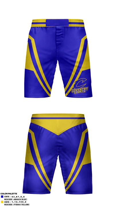 Coventry Comets Wrestlingl 60365738 Fight Shorts - 1