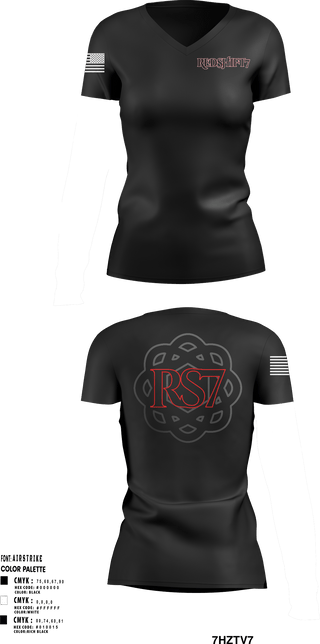Women's Short Sleeve Vneck Shirt, Redshift7, Space Force, Teamtime, Team time, sublimation, custom sports apparel, team uniforms, spirit wear, spiritwear, sports uniforms, custom shirts, team store, custom team store, fundraiser sports, apparel fundraiser