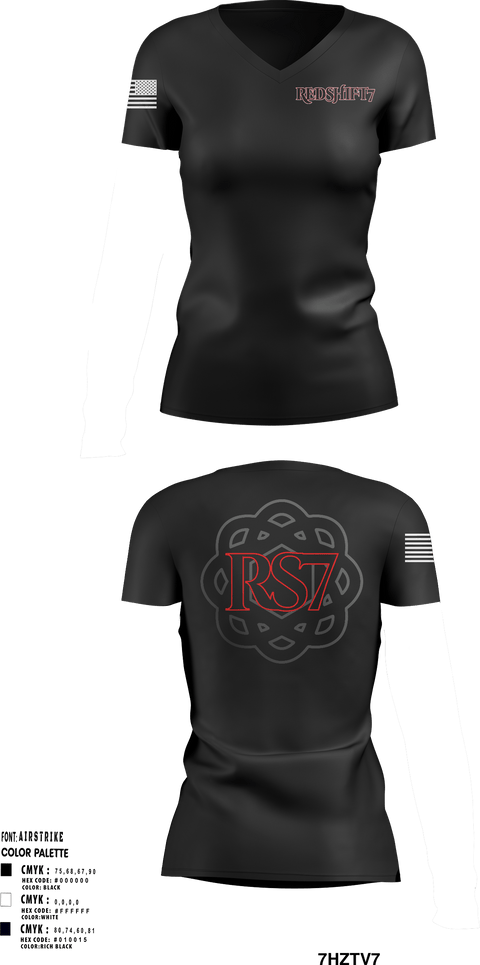 Women's Short Sleeve Vneck Shirt, Redshift7, Space Force, Teamtime, Team time, sublimation, custom sports apparel, team uniforms, spirit wear, spiritwear, sports uniforms, custom shirts, team store, custom team store, fundraiser sports, apparel fundraiser