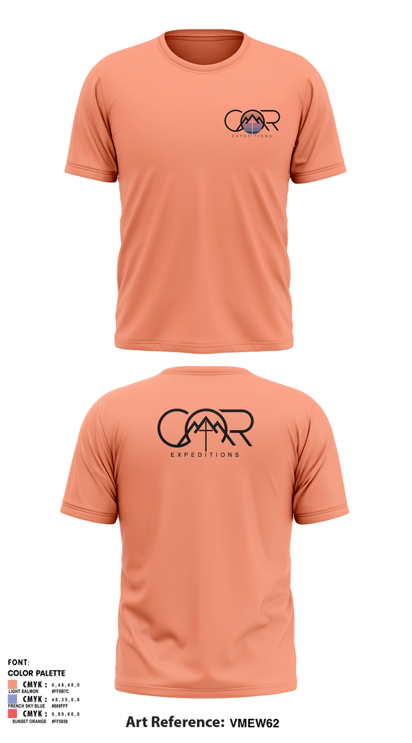 Short Sleeve Performance Shirt, COR ExpeditionsCOR Expeditions, , Teamtime, Team time, sublimation, custom sports apparel, team uniforms, spirit wear, spiritwear, sports uniforms, custom shirts, team store, custom team store, fundraiser sports, apparel fundraiser