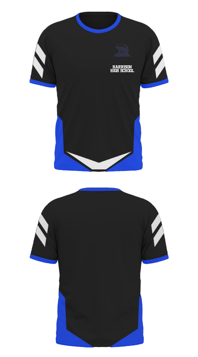 Harrison High School 33399687 Short Sleeve Performance Polo - 42