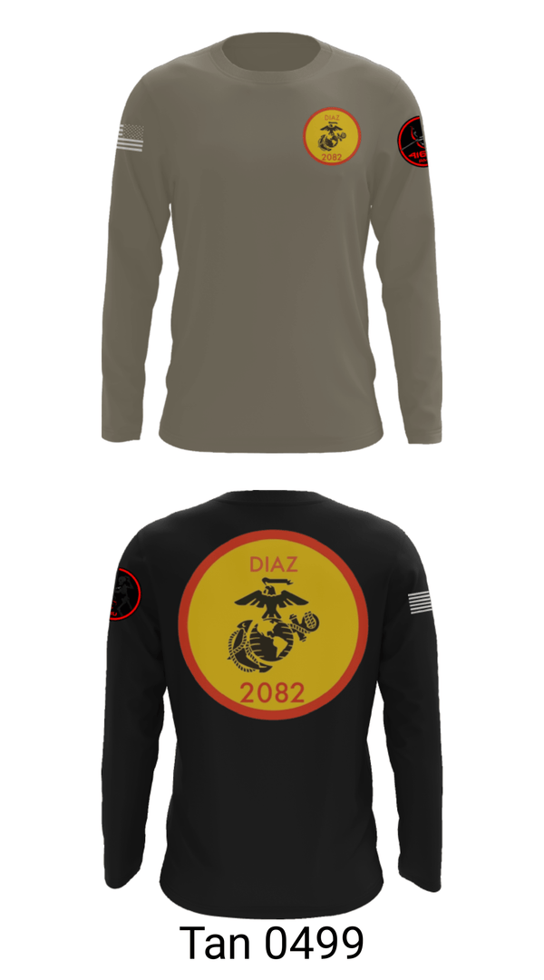 Long Sleeve Performance Shirt, , Marines, Teamtime, Team time, sublimation, custom sports apparel, team uniforms, spirit wear, spiritwear, sports uniforms, custom shirts, team store, custom team store, fundraiser sports, apparel fundraiser