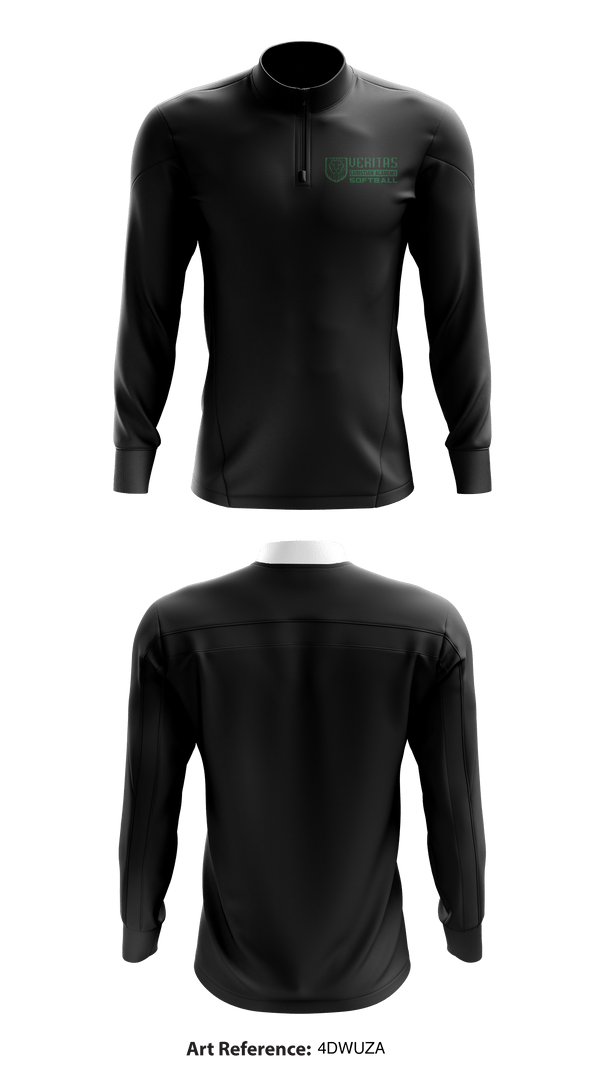 Quarter Zip Jacket, Veritas Christian Academy Softball, Softball, Teamtime, Team time, sublimation, custom sports apparel, team uniforms, spirit wear, spiritwear, sports uniforms, custom shirts, team store, custom team store, fundraiser sports, apparel fundraiser