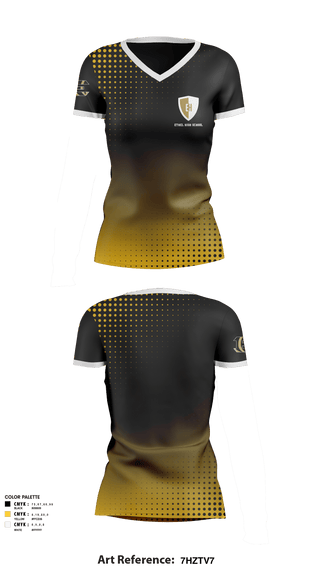 Women's Short Sleeve Vneck Shirt, Ethel High School, Spirit Store, Teamtime, Team time, sublimation, custom sports apparel, team uniforms, spirit wear, spiritwear, sports uniforms, custom shirts, team store, custom team store, fundraiser sports, apparel fundraiser