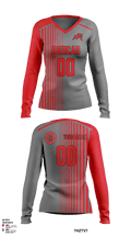 Duncan High School Volleyball 51201013 Women's Long Sleeve V-neck Shirt - 1