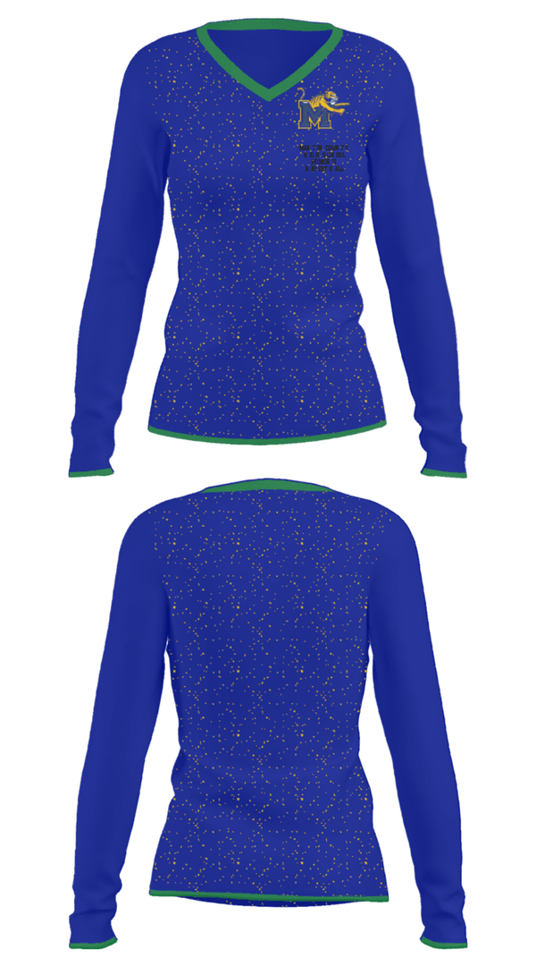 Women's Long Sleeve Vneck Shirt, Martin County High School Women's Basketball, Women's Basketball, Teamtime, Team time, sublimation, custom sports apparel, team uniforms, spirit wear, spiritwear, sports uniforms, custom shirts, team store, custom team store, fundraiser sports, apparel fundraiser