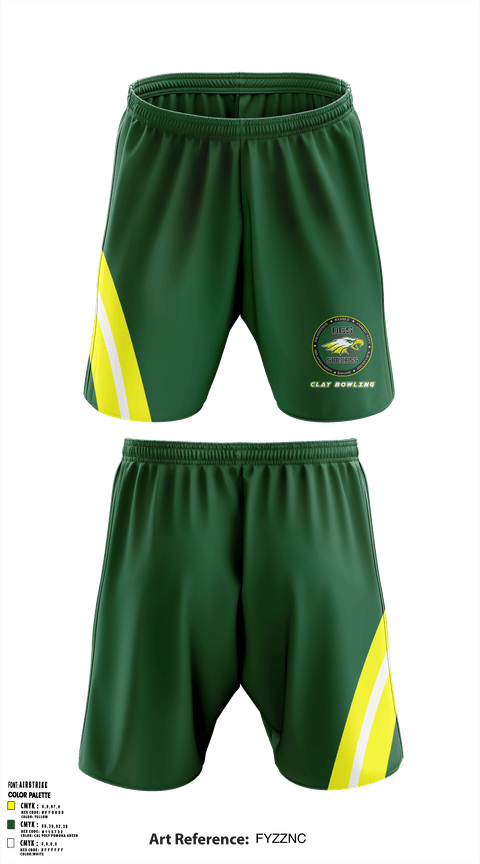Athletic Shorts With Pockets, Clay High School Bowling, Bowling, Teamtime, Team time, sublimation, custom sports apparel, team uniforms, spirit wear, spiritwear, sports uniforms, custom shirts, team store, custom team store, fundraiser sports, apparel fundraiser