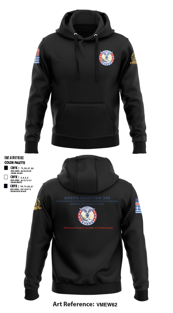 Hoodie, AHEPA, , Teamtime, Team time, sublimation, custom sports apparel, team uniforms, spirit wear, spiritwear, sports uniforms, custom shirts, team store, custom team store, fundraiser sports, apparel fundraiser