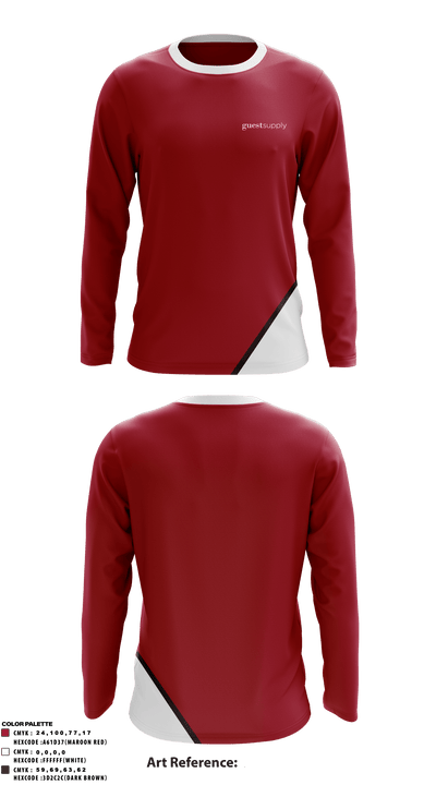 SYsco Guest Supply 58896824 Long Sleeve Performance Shirt - 1