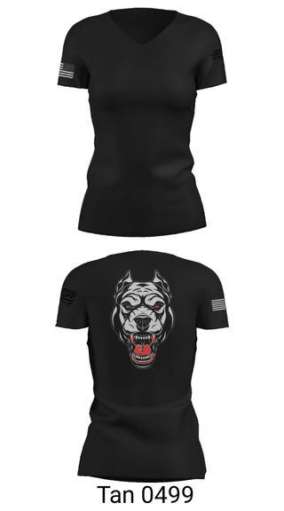 Women's Short Sleeve Vneck Shirt, , Army, Teamtime, Team time, sublimation, custom sports apparel, team uniforms, spirit wear, spiritwear, sports uniforms, custom shirts, team store, custom team store, fundraiser sports, apparel fundraiser