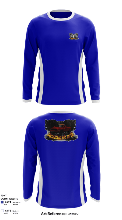 DieselOutlaws.of.va 87115938 Long Sleeve Performance Shirt - 1