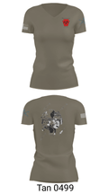 1-111th IN BN 37171288 Women's Short Sleeve V-neck Shirt - 36