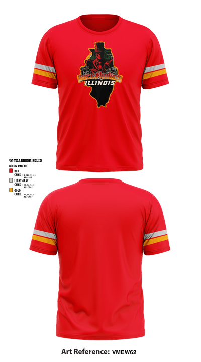 Buccaholics Illinois 43006558 Short Sleeve Performance Shirt - 1