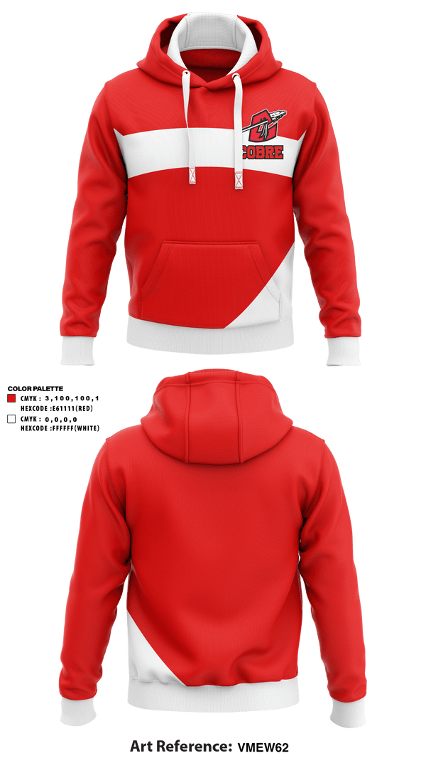 Hoodie, Cobre High School, Spirit Store, Teamtime, Team time, sublimation, custom sports apparel, team uniforms, spirit wear, spiritwear, sports uniforms, custom shirts, team store, custom team store, fundraiser sports, apparel fundraiser