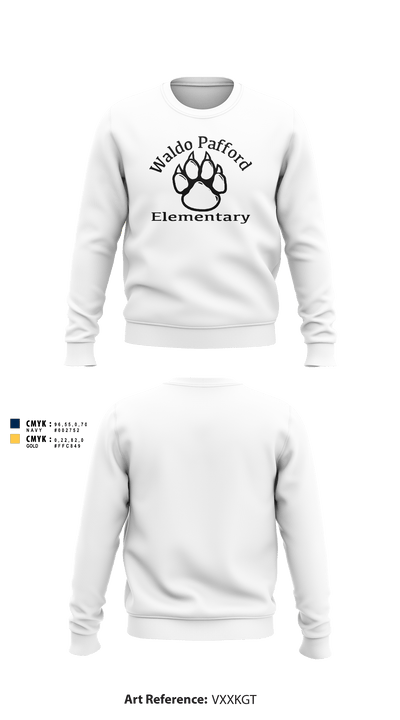 Waldo Pafford Elementary 79350355 Crew Neck Sweatshirt - 12