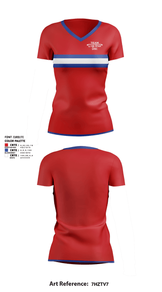 Women's Short Sleeve Vneck Shirt, Lone Star Disc, Golf, Teamtime, Team time, sublimation, custom sports apparel, team uniforms, spirit wear, spiritwear, sports uniforms, custom shirts, team store, custom team store, fundraiser sports, apparel fundraiser