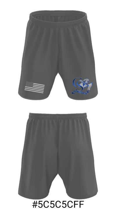 Canyon Springs High School Cheer 81067908 Athletic Shorts With Pockets - 16