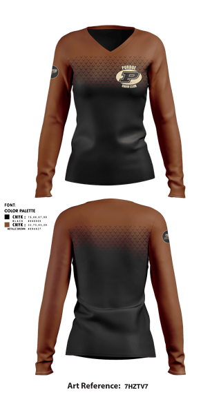 Women's Long Sleeve Vneck Shirt, Purdue Swimming, Swimming, Teamtime, Team time, sublimation, custom sports apparel, team uniforms, spirit wear, spiritwear, sports uniforms, custom shirts, team store, custom team store, fundraiser sports, apparel fundraiser