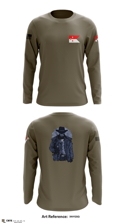 2-6 Cav A Trp 79586483 Long Sleeve Performance Shirt - 2