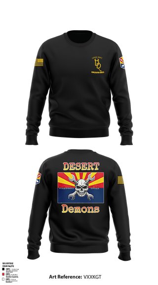 Crew Neck Sweatshirt, 3666th SMC, Army, Teamtime, Team time, sublimation, custom sports apparel, team uniforms, spirit wear, spiritwear, sports uniforms, custom shirts, team store, custom team store, fundraiser sports, apparel fundraiser
