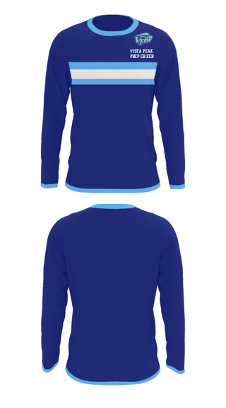 Long Sleeve Performance Shirt, Vista Peak Prep Cheer, Cheer, Teamtime, Team time, sublimation, custom sports apparel, team uniforms, spirit wear, spiritwear, sports uniforms, custom shirts, team store, custom team store, fundraiser sports, apparel fundraiser